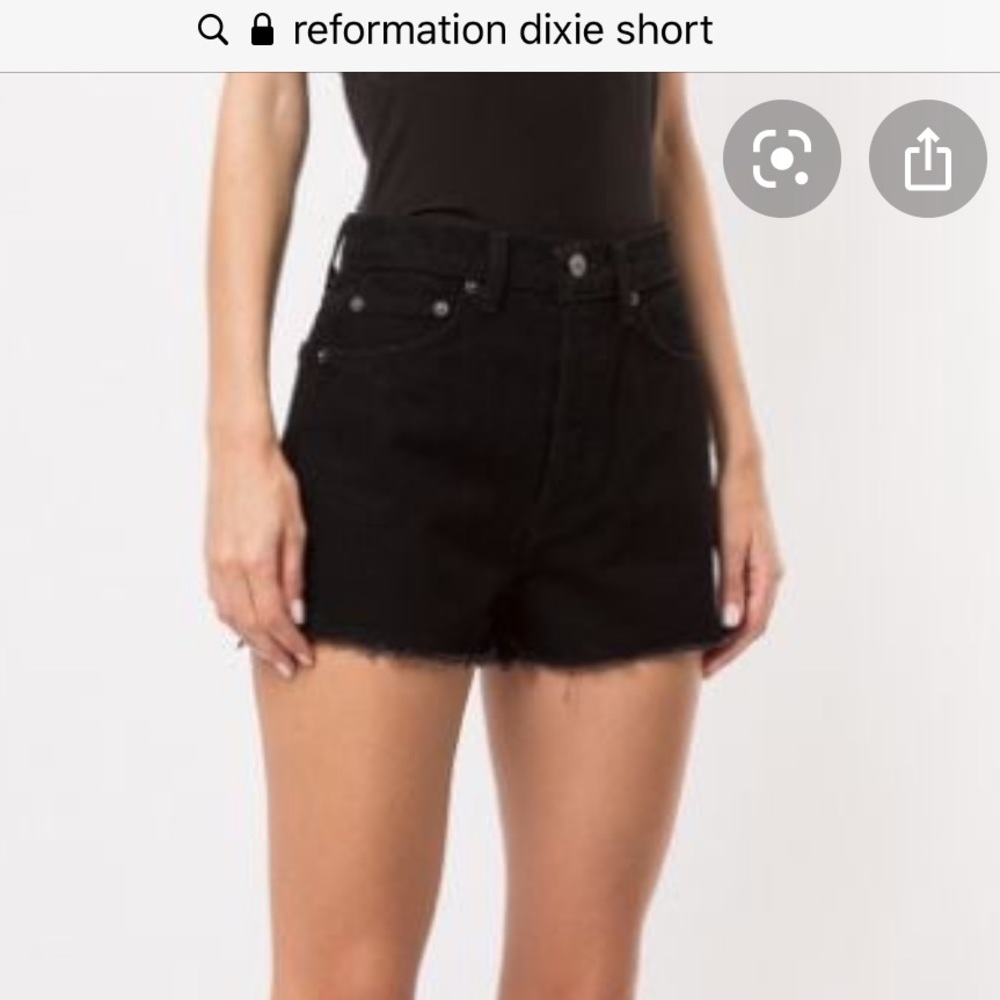NWOT Reformation Dixie Shorts, Size 26
